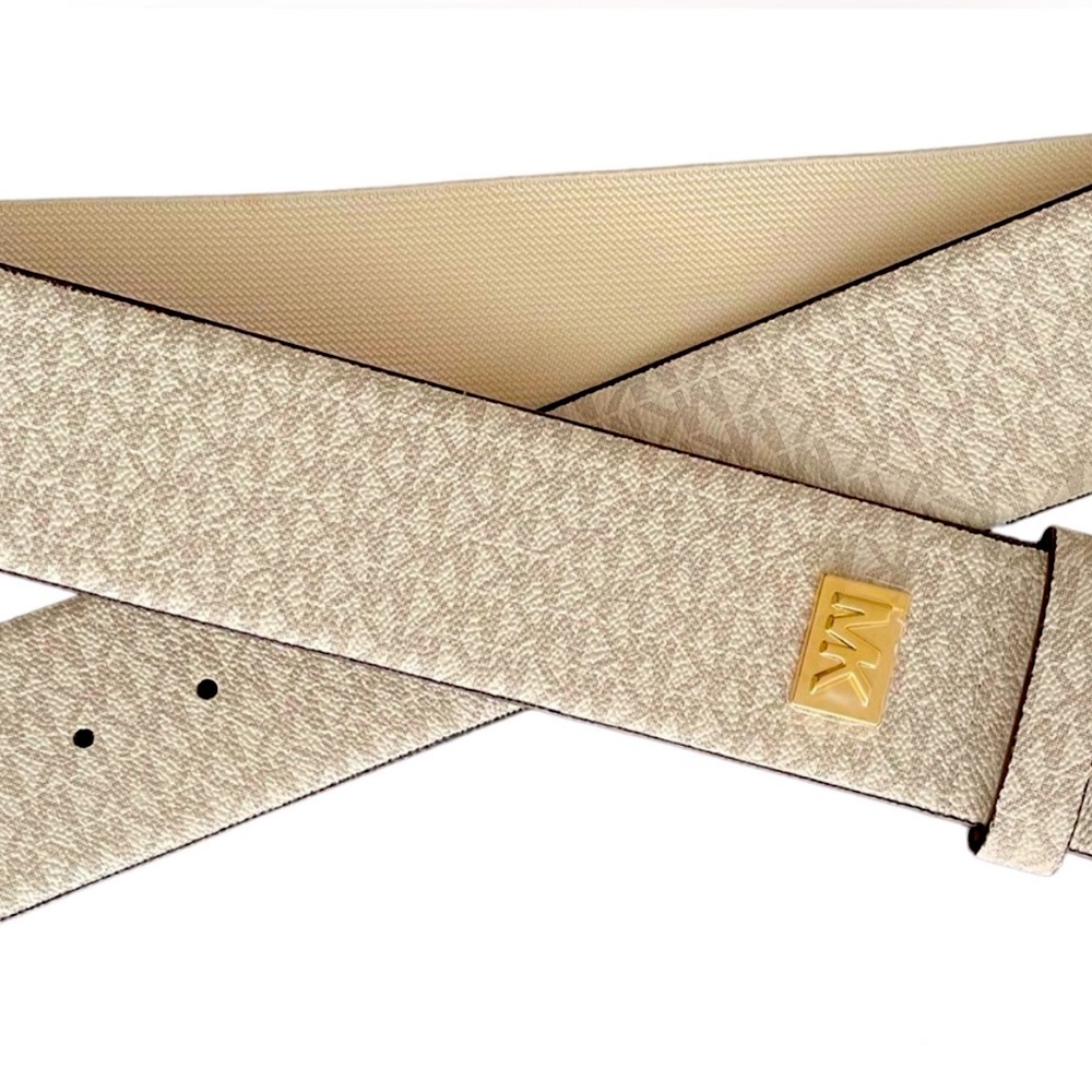 NEW Michael Kors Logo Stretch Belt